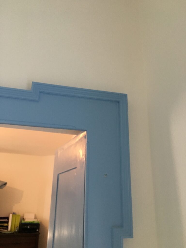 Blue door frame - La Porta Blu Sardinia